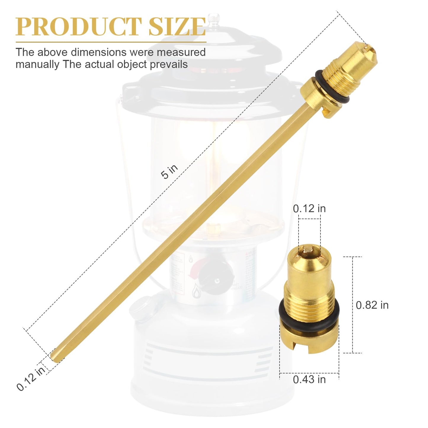 Check Valve and Air Stem Assembly Compatible with Coleman Stove Valve Parts for Fuel Lantern for Fuel Lantern or Stove - 2 Pcs