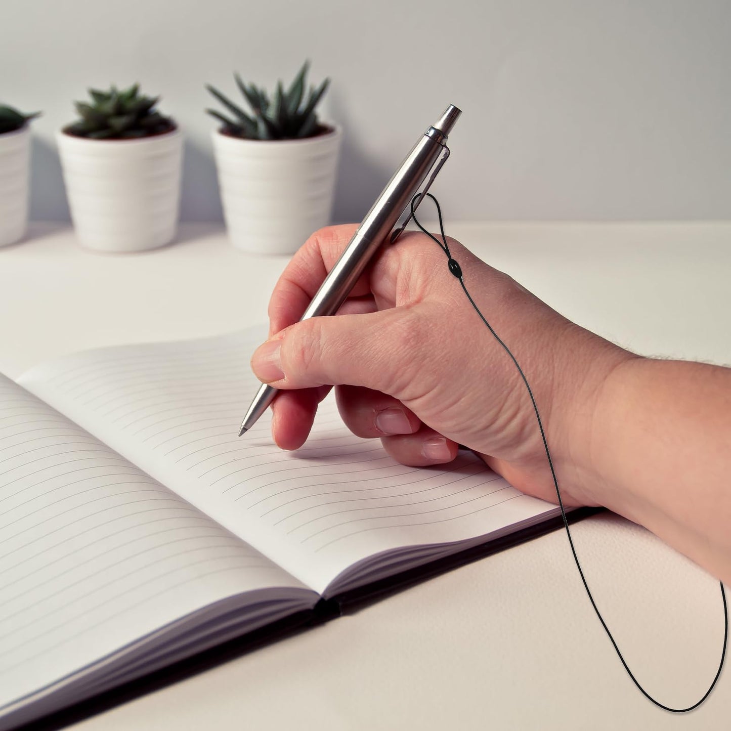 HOMSFOU 10pcs Stylus Tether Plastic Elastic Tether Lanyard for Touch Pens Anti-Lose Tablet Pens Spring Straps Tool to Tether a Drawing Pen to Touchscreen