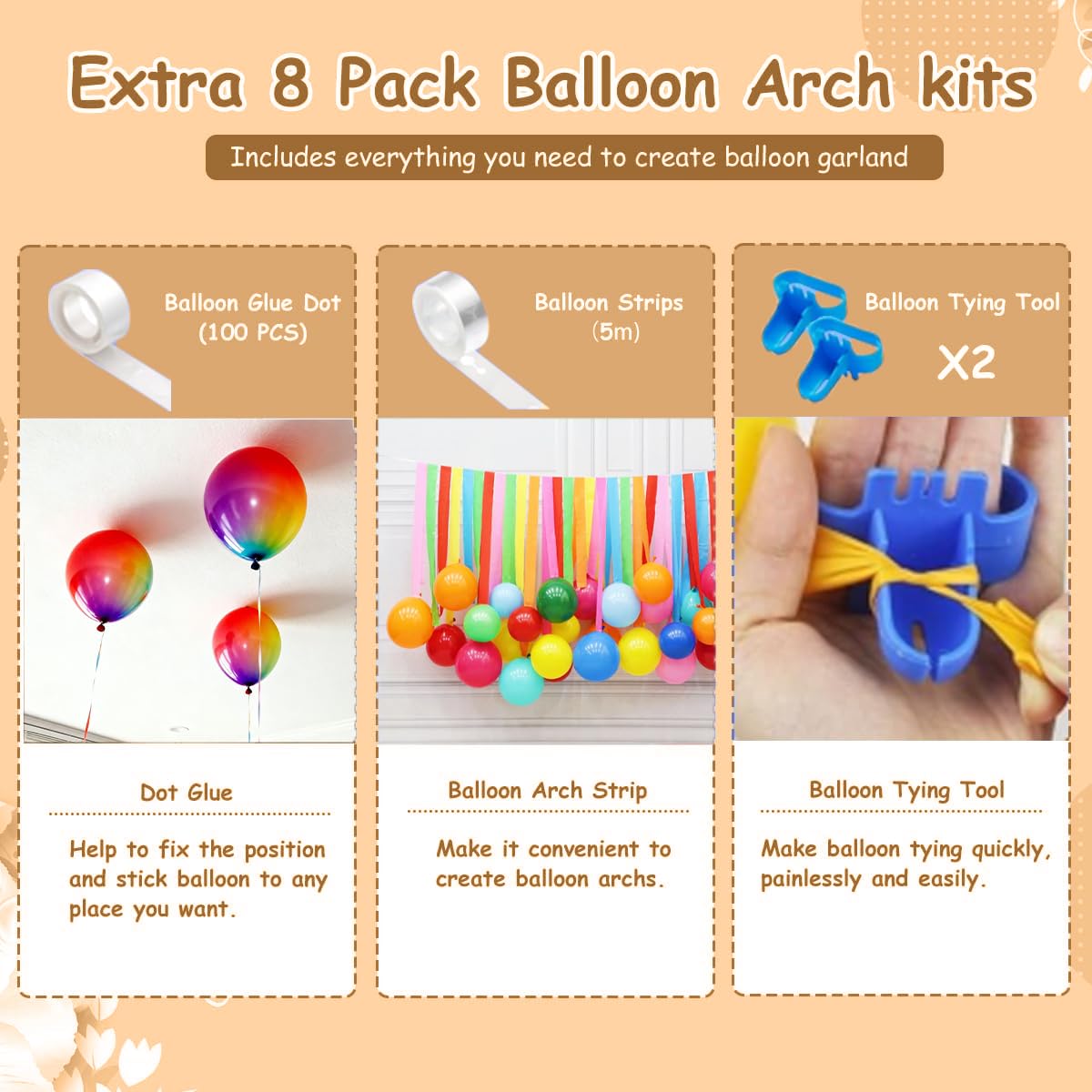 Electric Balloon Pump,4-in-1 Portable Electric Air Balloon Blower Machine for All Balloons, Air Pump for Sports Balls, Inflator& Deflator for Inflatables