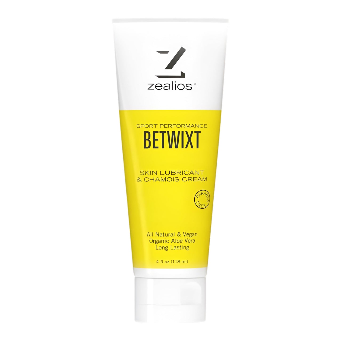 Zealios Betwixt Anti Chafing Cream 4oz – Long-Lasting Friction Defense for Triathletes, Cyclists & Runners – Chamois Cream for Inner Thighs, Saddle Sores, Rubbing, Burning & Skin Irritation Relief