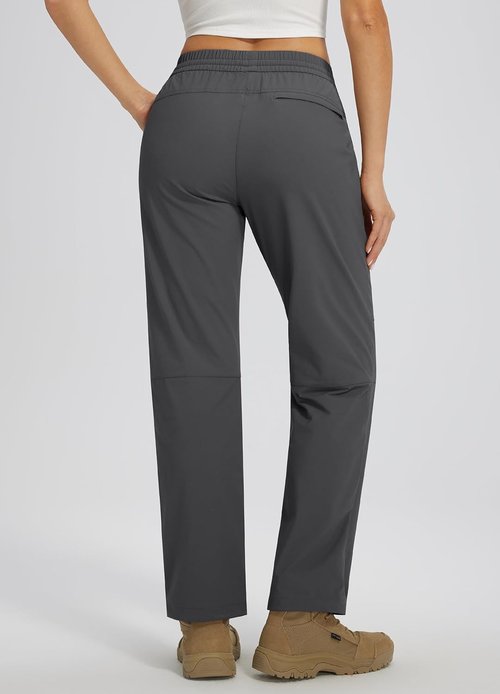 Libin Women's Hiking Pants - Lightweight Quick-Dry Water-Resistant Cargo Pants | 5 Pockets for Outdoor Travel