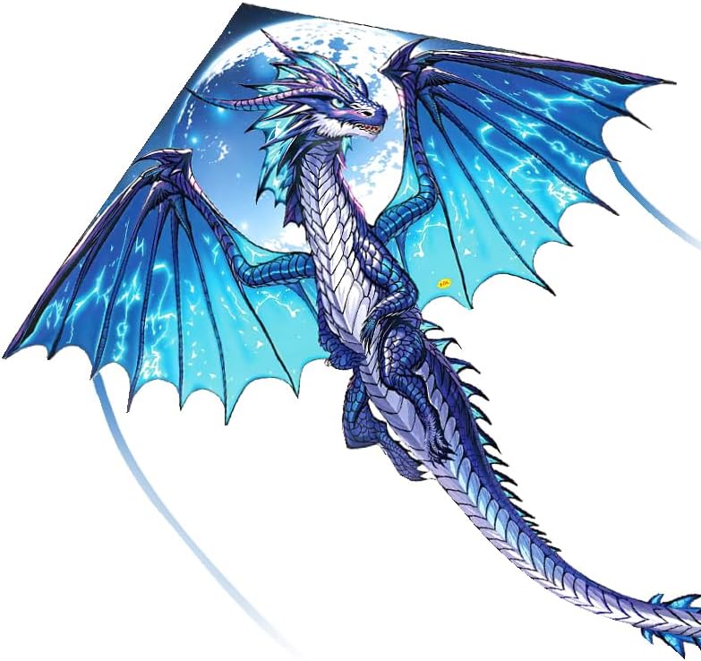 XIAOYAOJIN Dragon Kite - Easy to Fly for Kids & Adults | Perfect for Beach & Park Outdoor Fun