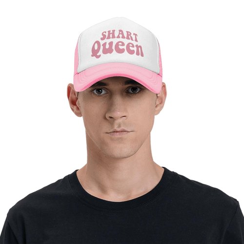 Shart Queen Funny Trucker Hats for Women Crazy Hats for Adults Pink Dirty Inappropriate Trucker Hats Cute Bachelorette Hats