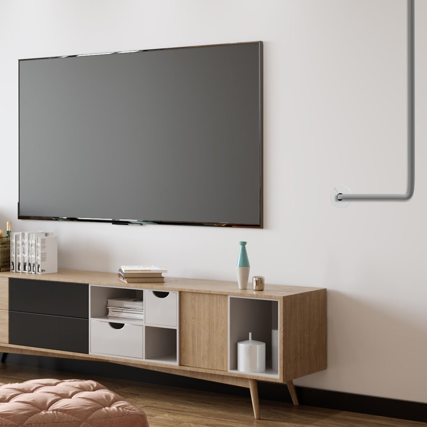 4PCS White 3/4inch starlink Wall Cable Pass Through Bushing Grommets Accessories (4PCS White Starlink Grommets)