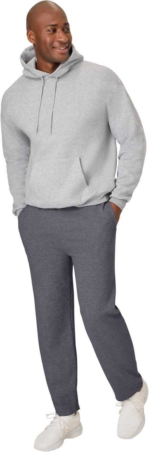 Hanes EcoSmart Men's Sweatpants - Comfortable Athletic Lounge Pants with Pockets | Fleece Fabric