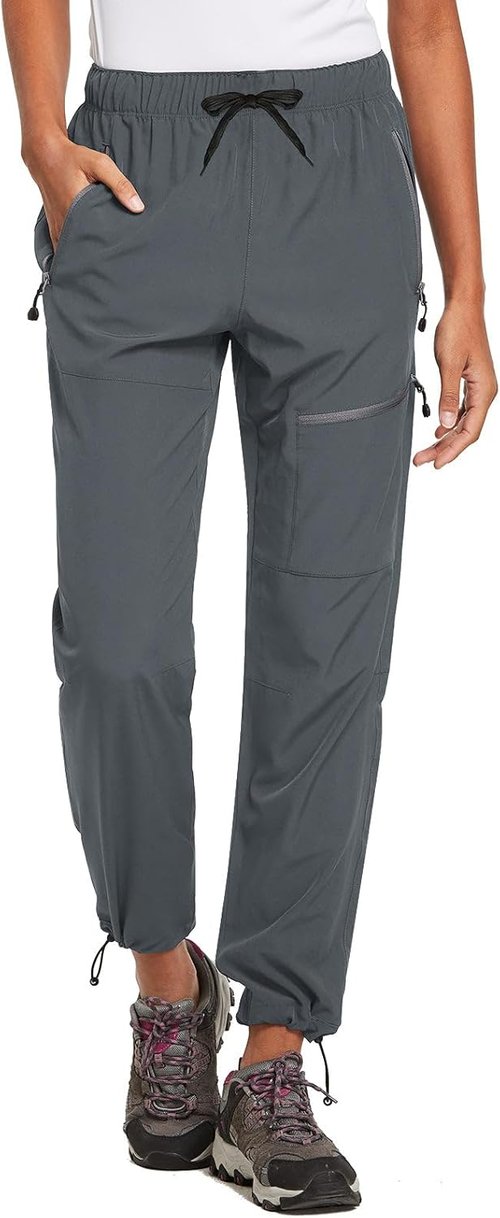 Baleaf Women's Hiking Pants - Quick Dry Lightweight Cargo Design | Water Resistant & Elastic Waist