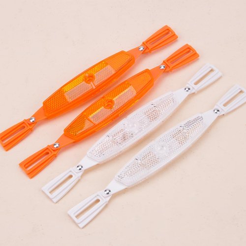 Comidox 2Pairs Universal Bike Wheel Reflectors High Visibility Bicycle Spoke Reflector Accessories for All Bikes Enhance Night Riding Safety
