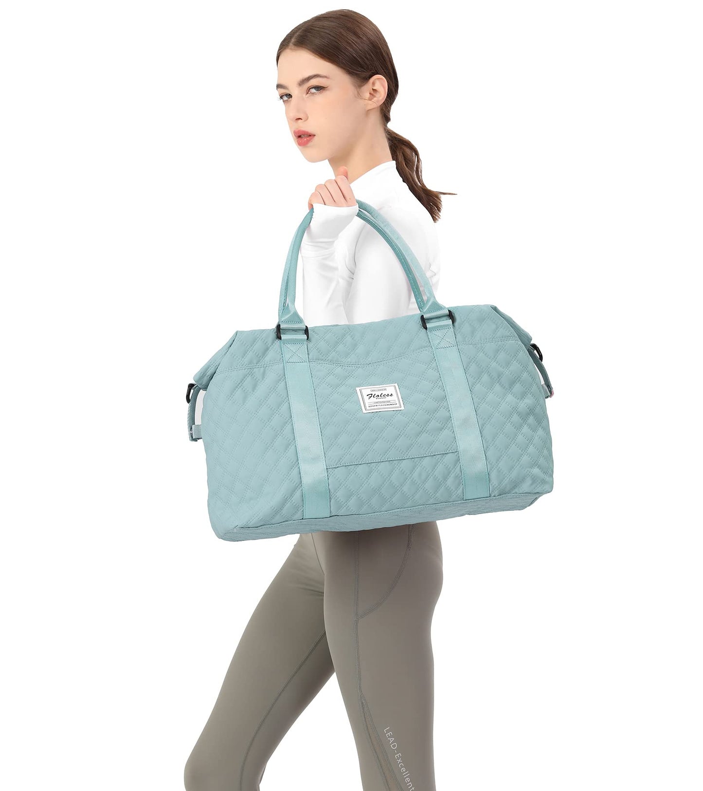 Travel Duffel Bag,Overnight Weekender Bags for Women with Wet Pocket