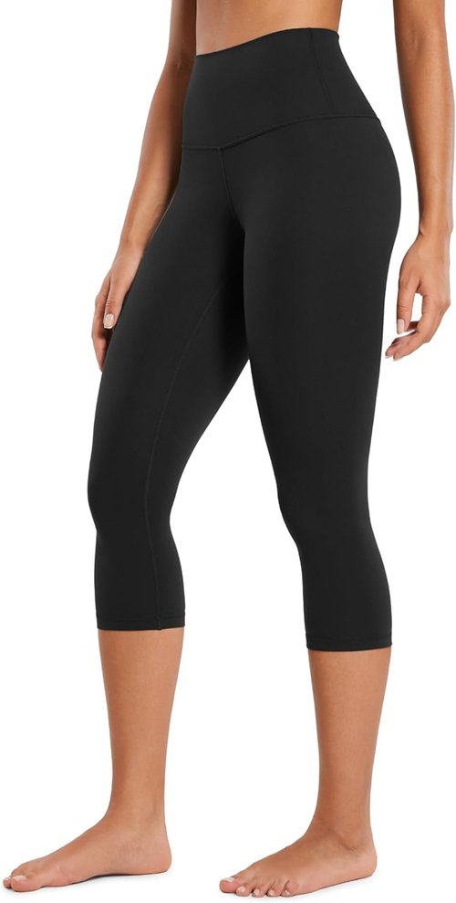 CRZ YOGA Butterluxe Yoga Capris - High Waisted Buttery Soft Leggings for Women | 19'' Crop Pants