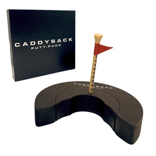 CADDYSACK Putt-Puck - Two-Piece Putting Target with PRO Insert | Premium Rubber Design for Indoor & Outdoor Golf Practice | Ideal Gift for Golf Enthusiasts, Tournaments, and Special Occasions
