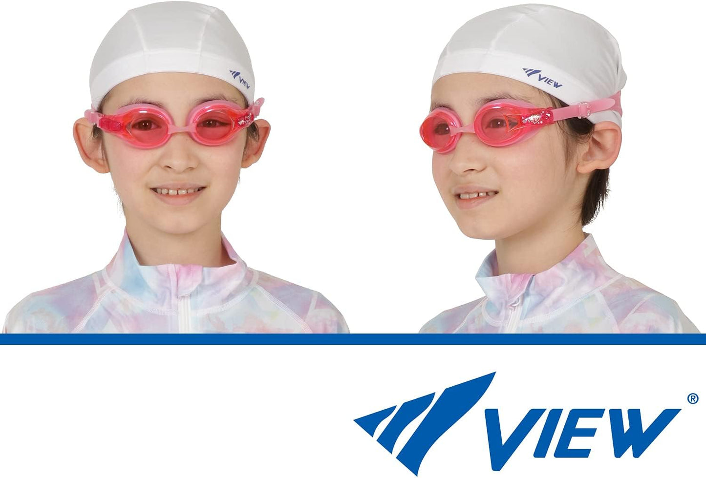 Zutto V-722JASA Anti-Fog Junior Swim Goggles | Perfect for Ages 6-12, Comfortable Fit
