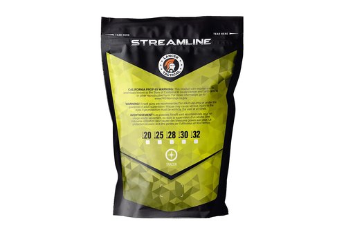 Lancer Tactical 0.20g-0.30g Streamline Competition Grade Tracer Airsoft BBS (Color: Green) X3 (0.25g 4000 Rd)