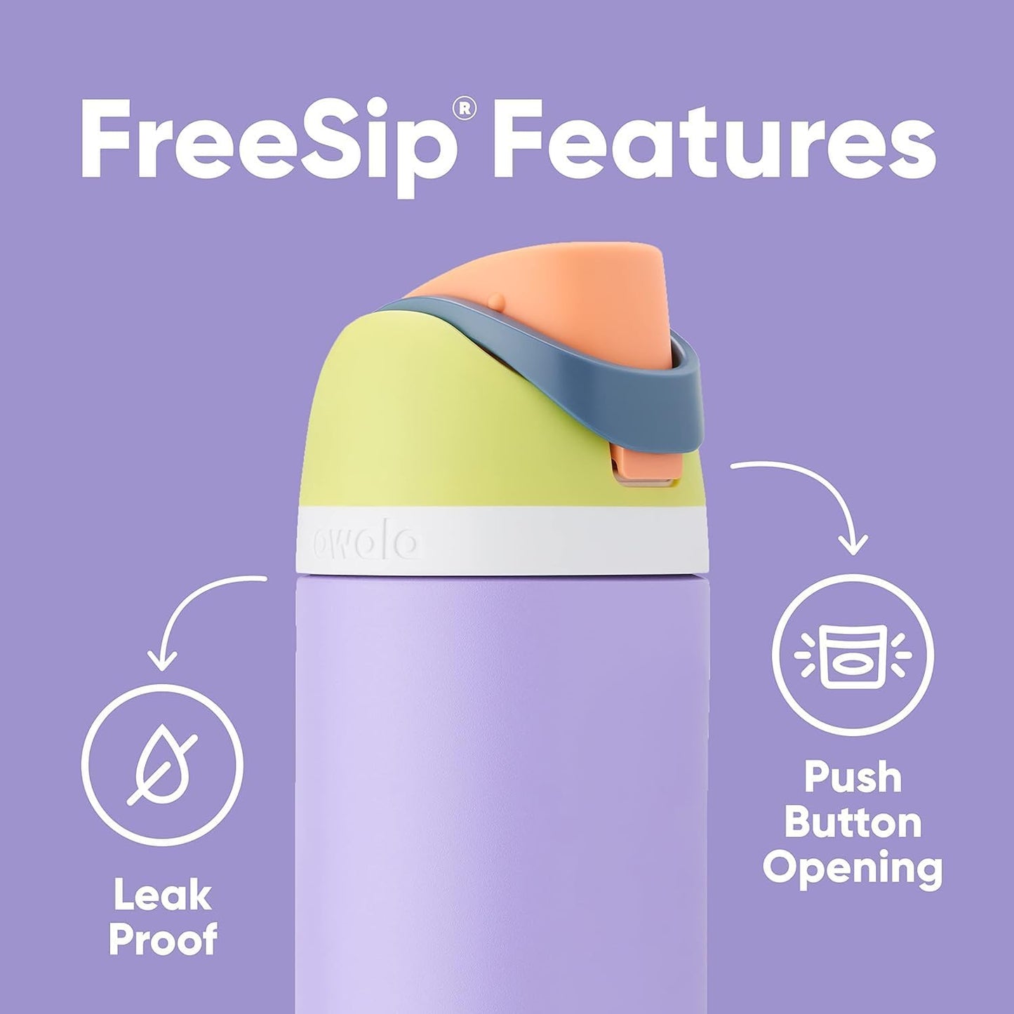 Owala FreeSip Insulated Stainless Steel Water Bottle - 32 oz BPA-Free | Perfect for Sports & Travel - Surfs Edge