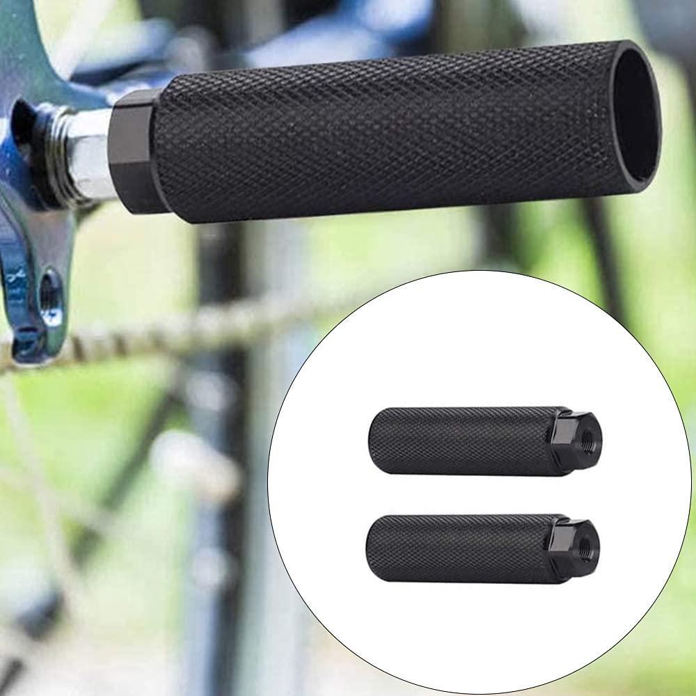 OHAOLYLE 2 Pcs BMX Pegs,Aluminum Alloy Bike Pegs,Anti-Slip Rear Feet Pedals