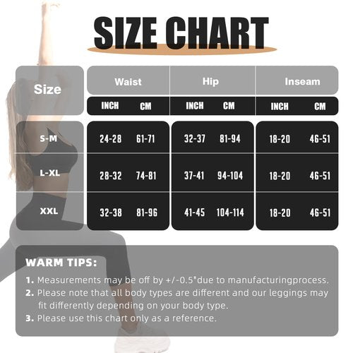 Leafigure 2-Pack Capri Leggings for Women, High Waisted Soft Yoga Pants for Gym Workout Black/Brown L-XL