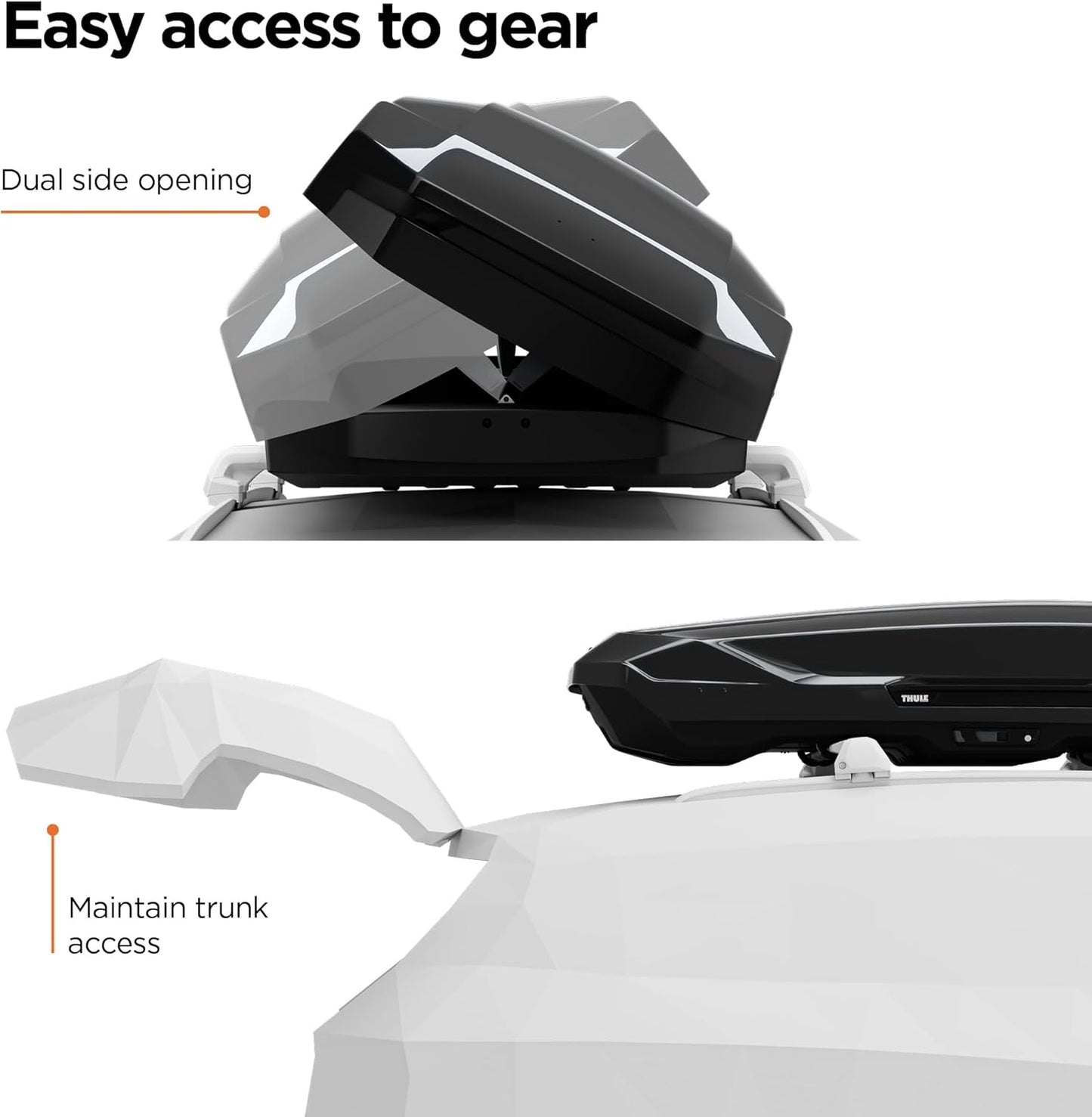 Thule Motion 3 Rooftop Cargo Box - Spacious Storage Solution for All Your Adventures