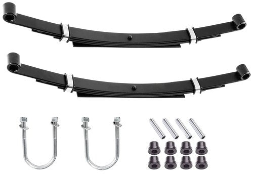 BestAccess Club Car DS Rear Leaf Spring |4 Leaf Heavy Duty Golf cart Tapered Leaf for Club Car DS 1981-up Gas&Electric Replace OEM #1014675 102006501 1012618