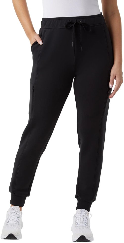 32 Degrees Heat Women's Active Tech Jogger Pant with Pockets (US, Alpha, X-Large, Regular, Regular, Black)