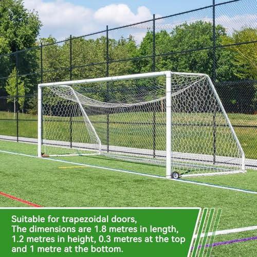 Kids Soccer Net 6x4ft Replacement Goal Net for Backyard & Training