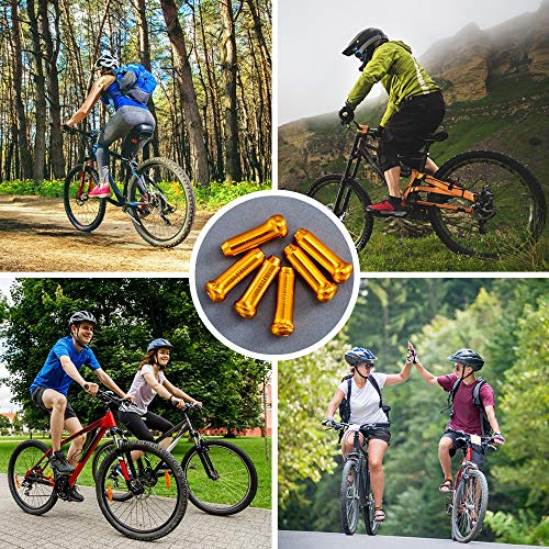 Bicycle Cable End Caps & O-Ring Frame Protectors - 54 Piece Set, Multi-coloured