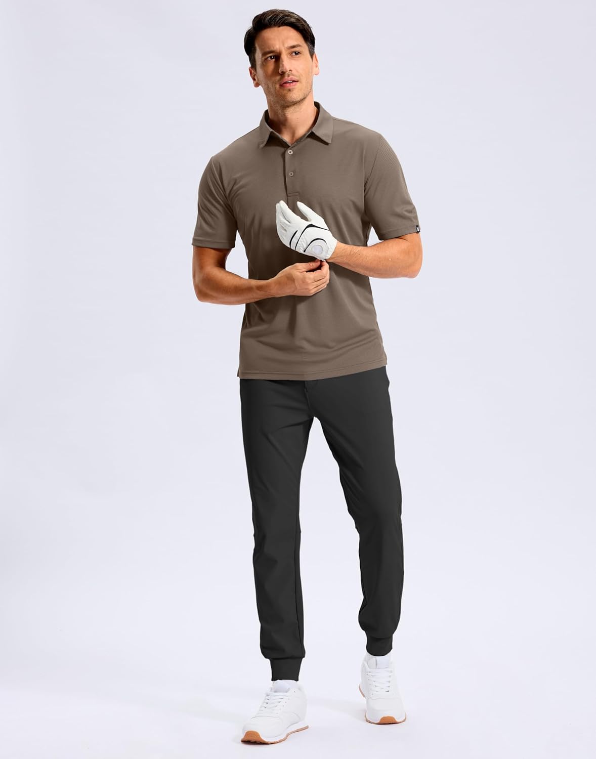 Skiennix Men's Golf Shirt - Lightweight Short Sleeve Dry Fit Polo | Moisture-Wicking Performance