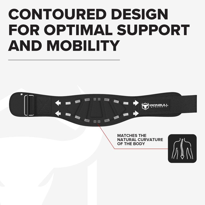 Weight Lifting Belt For Men and Women - 6 Inch Auto-Lock Weightlifting Back Support, Back Belt for Lifting, Fitness, Strength Training and Powerlifitng (Large, Black)