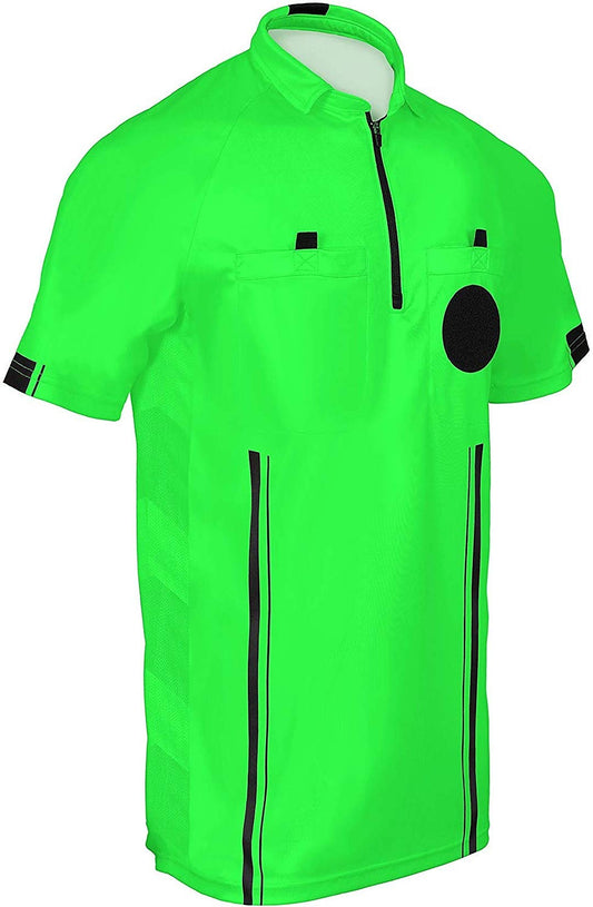 New! 2018 Soccer Referee Jersey (2018 Green, Adult Medium)