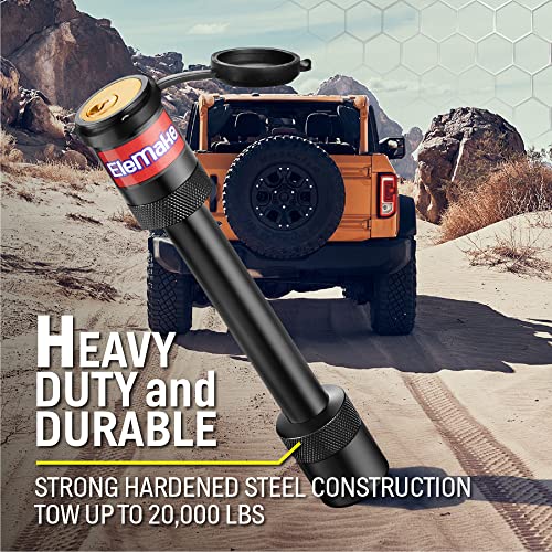 Elemake TAL003 Heavy Duty Trailer Hitch Pin Lock 5/8" Brass Core 3-1/2" Length for Class III-V Towing