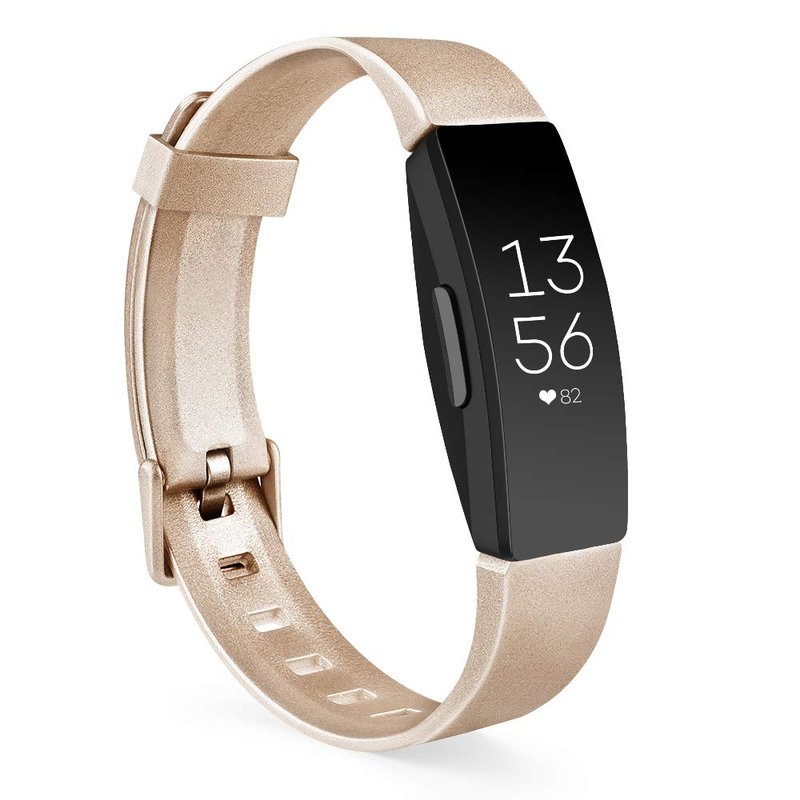 AK Soft TPU Wristbands Compatible with Fitbit Inspire 2/Fitbit Inspire HR Bands, Sports Waterproof Wristbands for Fitness Tracker (10 PCS-A, Large)
