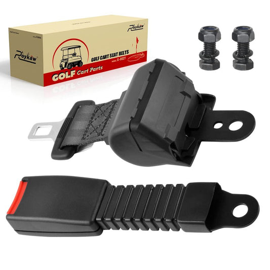 Roykaw Golf Cart Seat Belts Safety Belt Compatible with EZGO Club Car Yamaha - Great Automotive Grade Quality