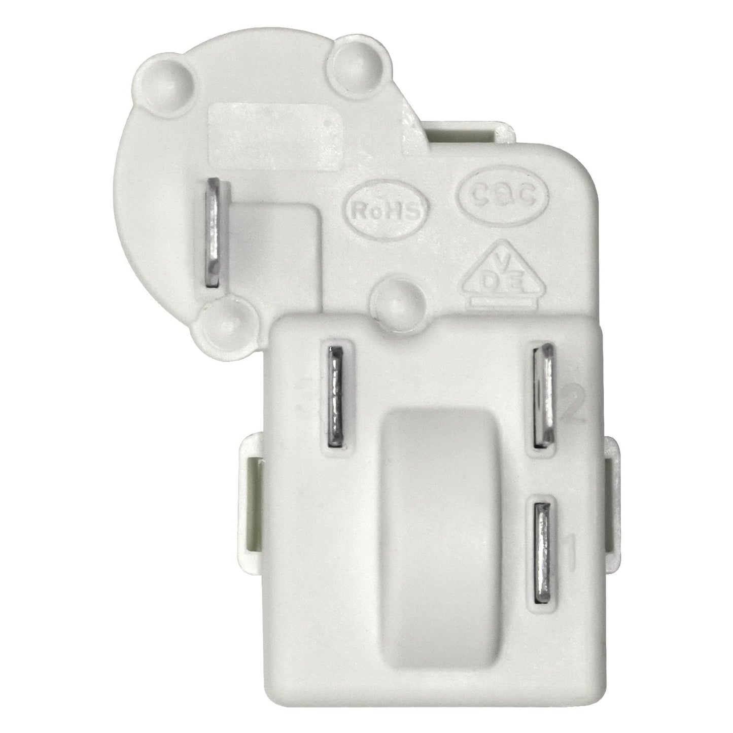 (Pack of 2) 2Pin Refrigerator Overload Protector PTC Starter Relay - Universal Replacement for Danby, Haier, Midea Mini Fridge ZHB69-120P15, ZHB60-120P4.7, ZHB60-120P15, ZHB45-120P15