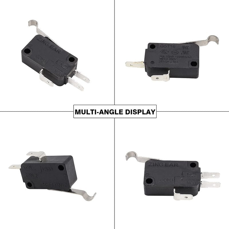 DRIVE UP 4 Pack Micro Switch 2 and 3 Prong Fit Club Car DS & Precedent Car Golf OEM 1014807 1014808
