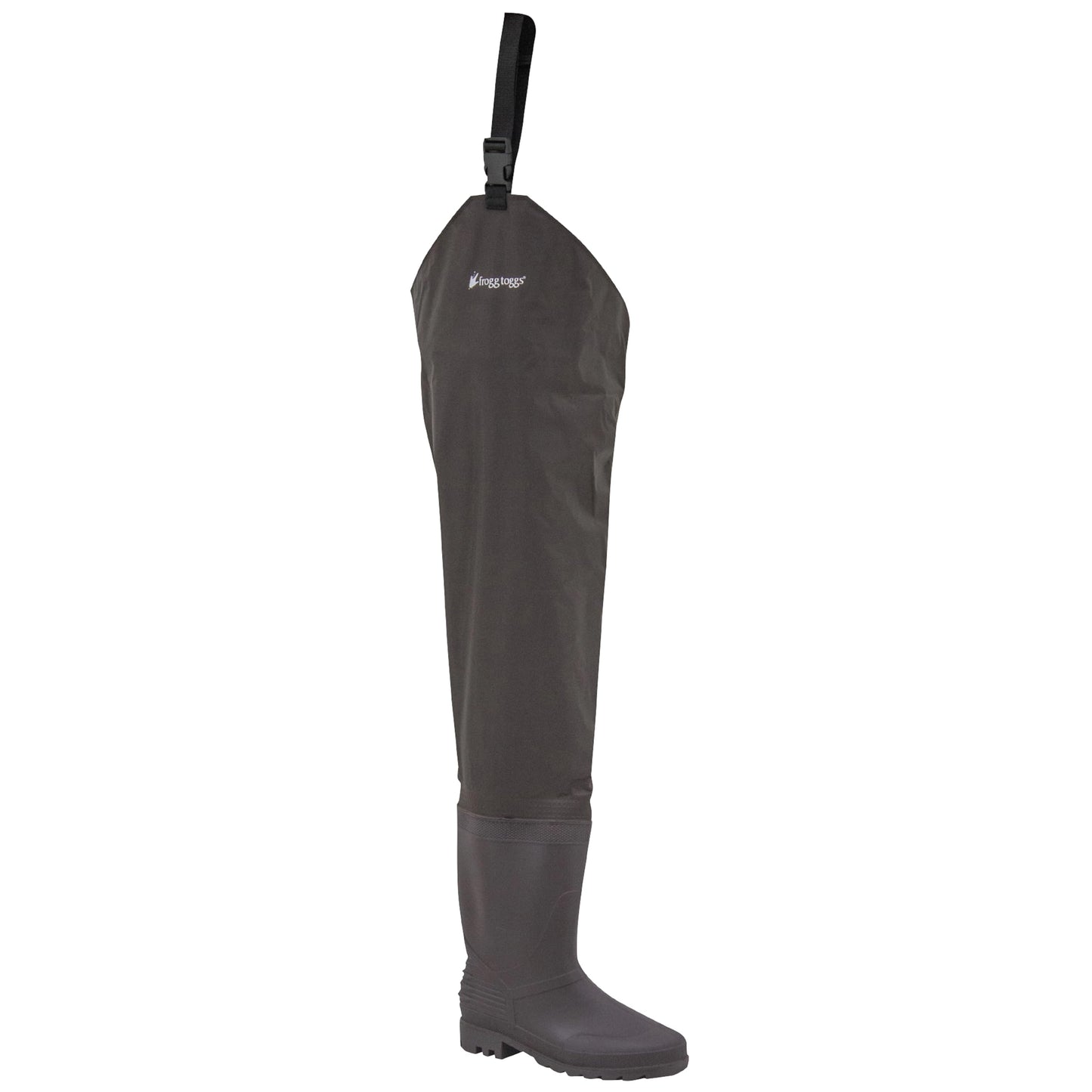 FROGG TOGGS Rana II Waterproof PVC Fishing Bootfoot Hip Wader for Fishing, Brown Felt, 11