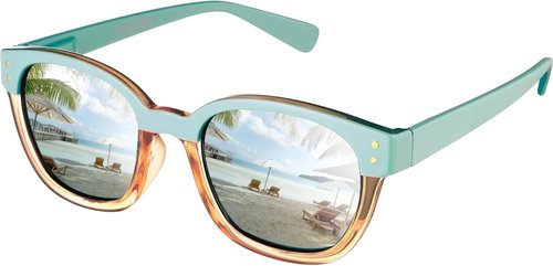 Leafael Polarized Sunglasses - Trendy Two-Tone Design with UV400 Protection | Retro Square Frame