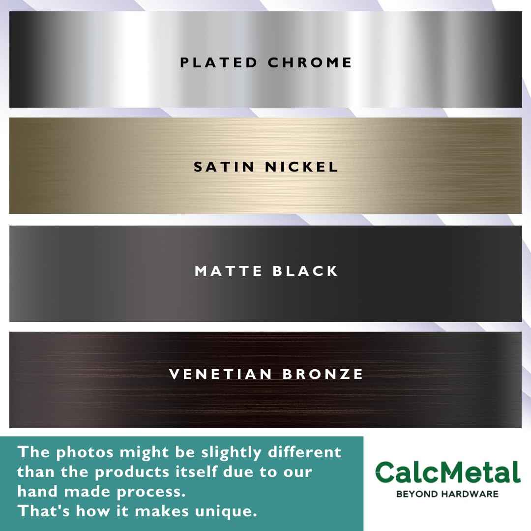 CalcMetal Tip-Toe Bathtub Drain Stopper with ABS Plastic Bushing, Fits in 1-1/2 Inch or 1-3/8 Inch Inner, Easy to Install, Venetian Bronze