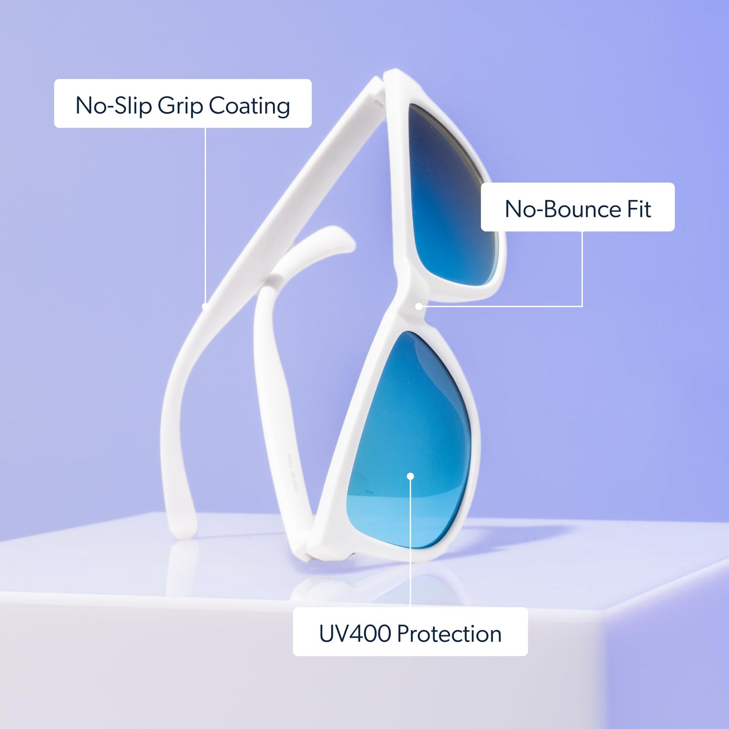 goodr Iced By Yetis Polarized Sunglasses, Medium Sized (OG)