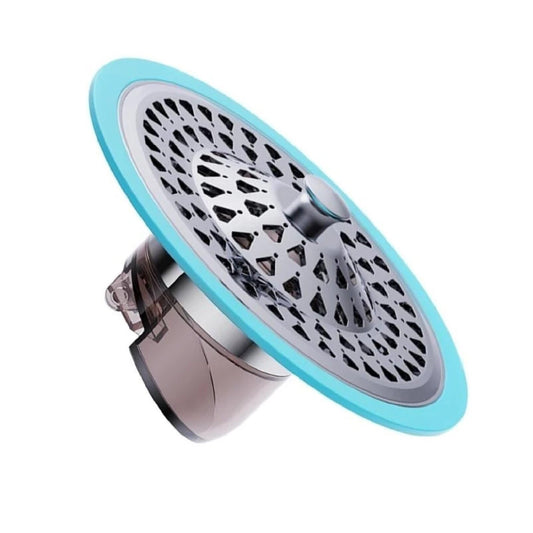 Shower Drain Hair Catcher and Shower Floor Drain, Shower Drain Cover for Bathroom Floor and Kitchen Sink Drain Strainer, Showeroom Drain Protector, Strainers/Filter/Stopper/Stainless