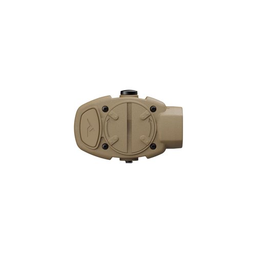 Princeton Tec Switch MPLS 10 Lumen Ultrabright Red/White LED Light, Universal Mounting System for Hardhats and Flexi-Neck Design, Essential for Law Enforcement, Military, and Trade Work, Tan