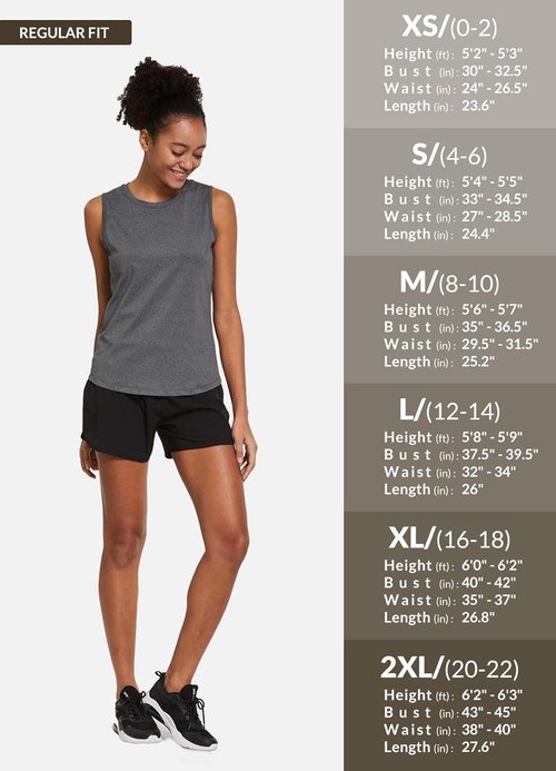 Baleaf Women's Workout Tank Tops - Sleeveless Athletic Yoga Shirts for Gym & Exercise | Loose Fit