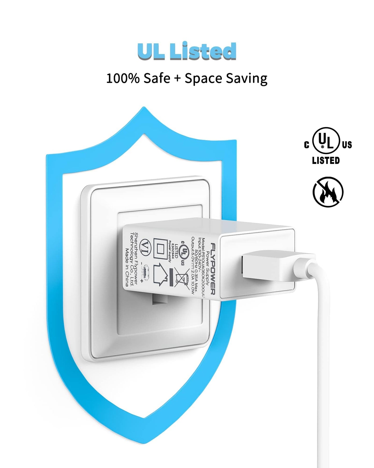 ASOKO HOME Dimmable Wired Under Cabinet Lighting - 2 Pack of 12-Inch Cold White 6000K Linkable USB LED Lights for Kitchen, Desk, Sink, and Workbench