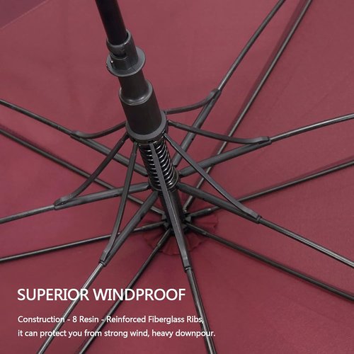 G4Free Golf Umbrella - Oversized 62-Inch Double Canopy | Windproof & Waterproof Design