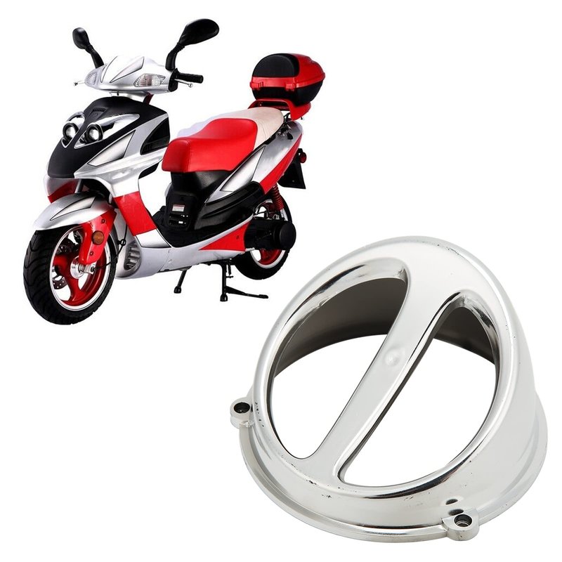 Akozon Fan Cover Spoon Cover, ABS Fan Cover Air Scoop Replacement for GY6 Chinese Scooter 152QMI 157QMJ Air Scoop