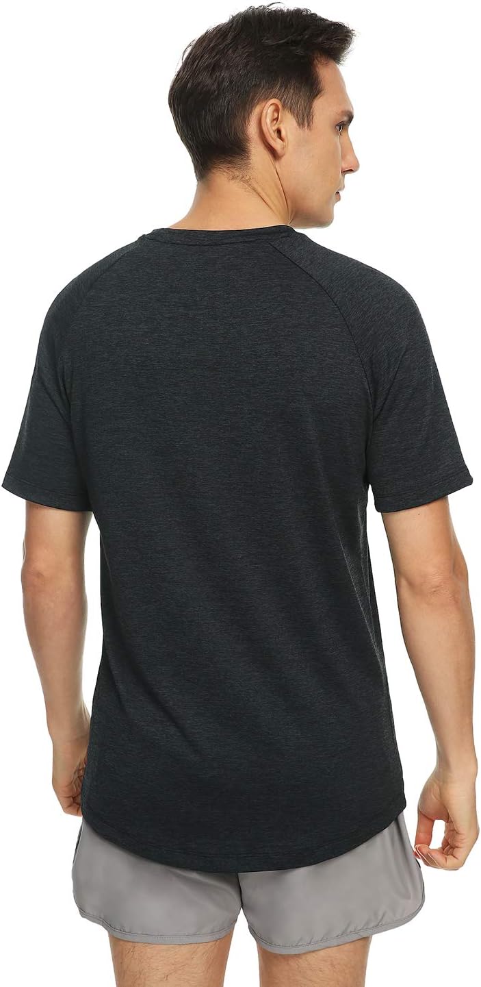 Xelky Men's Dry Fit Athletic T-Shirts - Moisture-Wicking Short Sleeve Gym Tops | 4-5 Pack