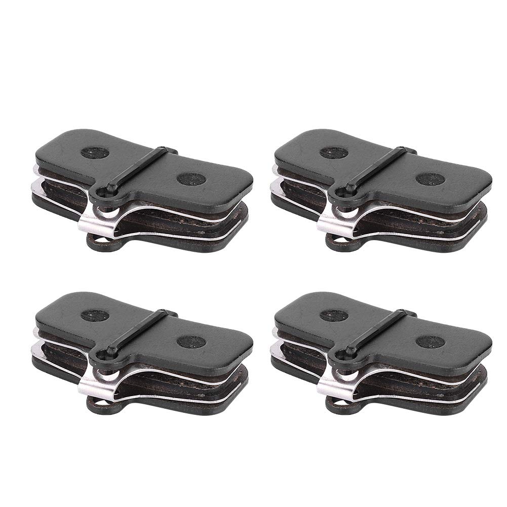 Bike Disc Brake Pads, 4 Pairs Resin Semi Metal Bicycle Disc Brake Pads Bike Brake Parts Brake Pad Set