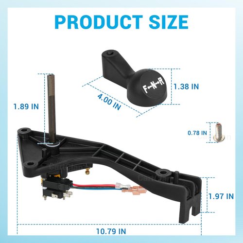 CartClan Club Car F&R Shifter Assembly for 2004-2015 Precedent Gas Golf Cart with Kawasaki FE290 & FE350 Engine OEM# 102514602 102514601