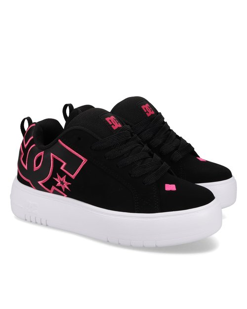 DC Women's Court Graffik Platform Skate Shoe