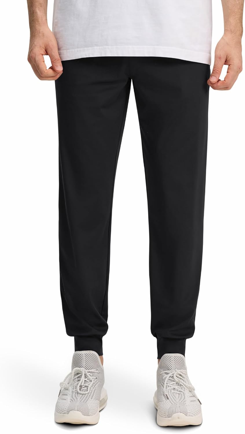 Alimens & Gentle Men's Joggers - Lightweight Casual Sweatpants with Pockets | Elastic Waist Design