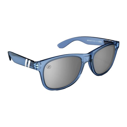 Blenders Eyewear M Class X2 – Polarized Sunglasses – Round Lens, Spring Loaded Hinge – 100% UV Protection – For Men & Women – Deep Blue