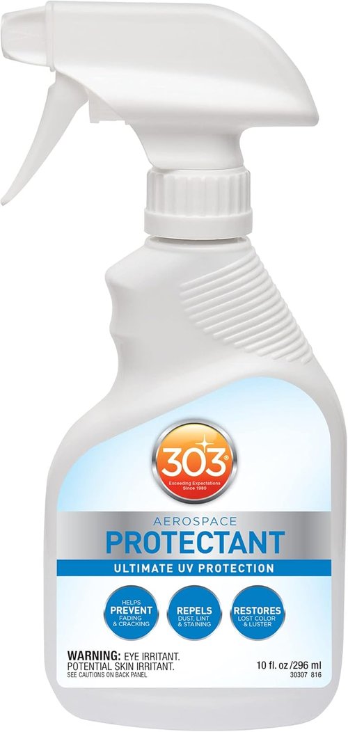 303 Products Aerospace Protectant Spray - UV Protection & Dust Repellent | Restores Matte Finish, 10 Fl. Oz.
