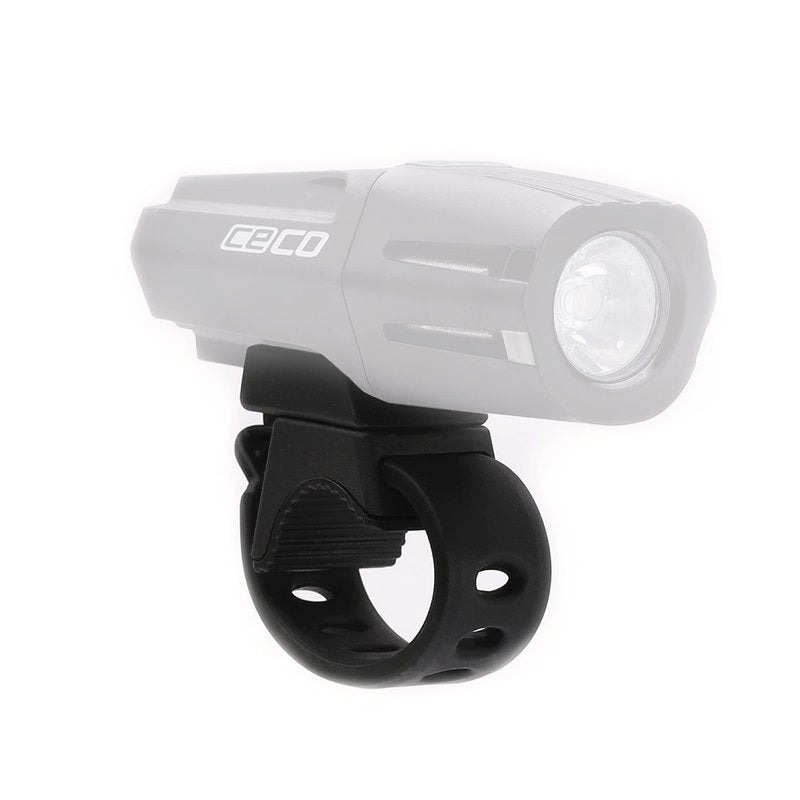 CECO USA F1000 and F1200 Series Headlight Handlebar Mount, Heavy Duty Hard Mount Clamps to 22 to 32mm Diameter Bicycle Handlebars, for F Series Bicycle Light Only, OEM, Original, Quality, Accessory